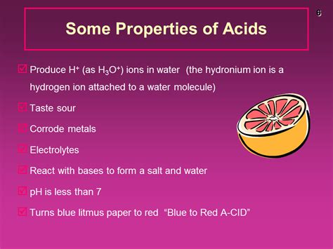 The Chemistry of Acids and Bases - Presentation Chemistry