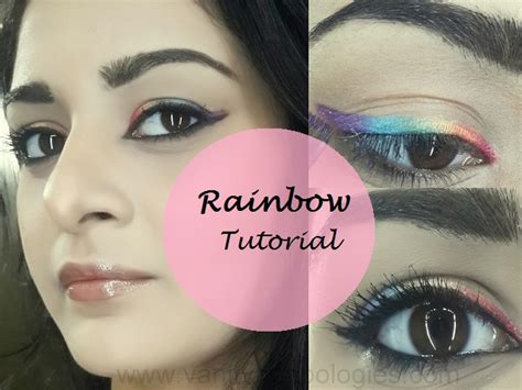 Tutorial: How To Do Rainbow Eye Makeup/Eyeliner Look Easily ...