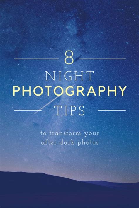 8 Night Photography Tips for Beginners - Canvas Factory