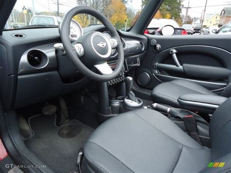 Carbon Black/Black Interior 2007 Mini Cooper Convertible Photo #57963342 | GTCarLot.com