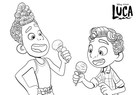 Disney Pixar Luca Coloring pages Coloring Article - Coloring Articles ...