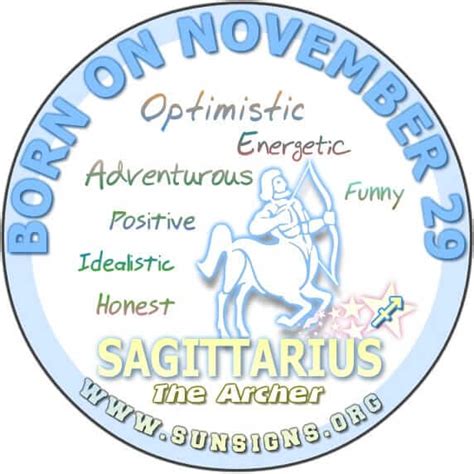 November 29 Zodiac Horoscope Birthday Personality - SunSigns.Org