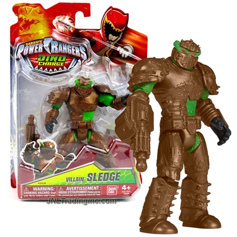 Bandai Saban's Power Rangers Dino Charge Series 5" Tall Figure - Villain SLEDGE with Blaster ...