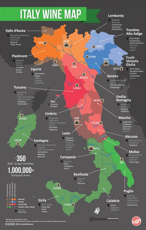 A guide to Italy's wine regions: growing areas, grape varietals, and producers | Living a Life ...