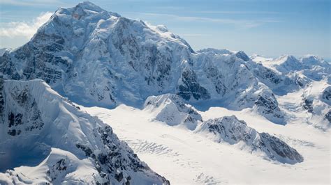 Download Alaska Peak Snow Winter Nature Mountain 4k Ultra HD Wallpaper ...