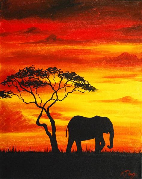 African Elephant Paintings