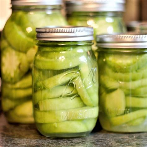 Canning Green Tomatoes - For Frying