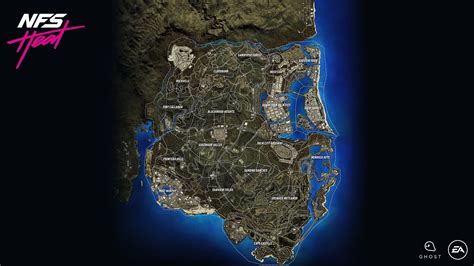 Need for Speed Heat Full Map Revealed — The Nobeds