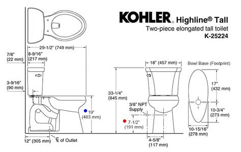 KOHLER Highline K-25224 – [A Tall Toilets Roundup]