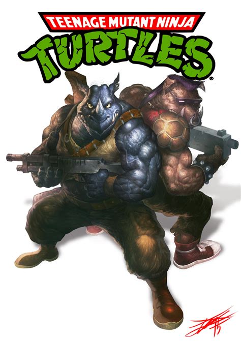 bebop and Rocksteady(TMNT) by HeeWonLee on DeviantArt