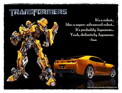 Sayings And Quotes From Transformers. QuotesGram