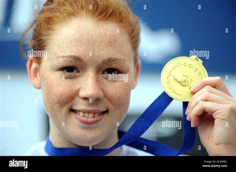 Swimming - Great London Swim - Royal Victoria Dock. Great Britain's Katy Whitfield poses after ...