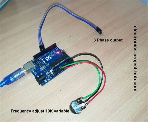 3 Phase Sine Wave Generator code | Arduino – DIY Electronics Projects