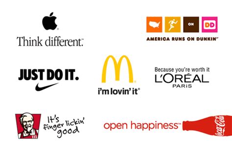 Famous Food Brand Slogans at Emily Rich blog