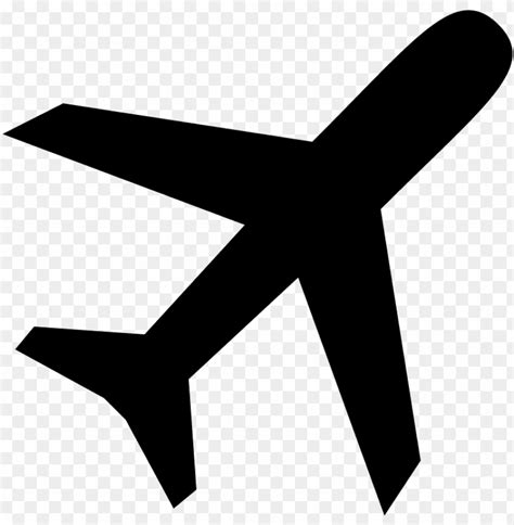 Airplane Flight Plane Icon Symbol Vector - Aircraft Sv PNG Transparent ...