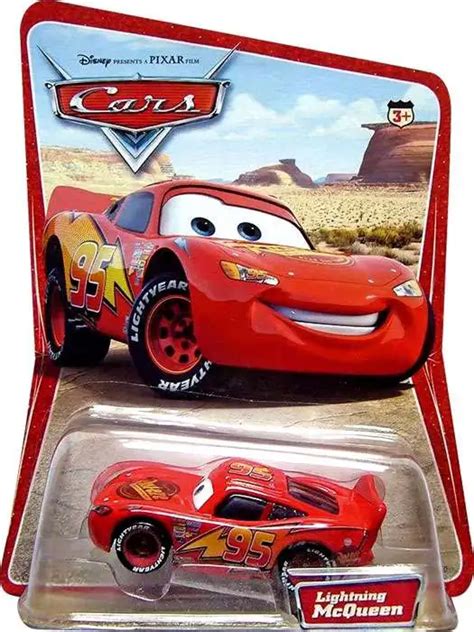 Disney Pixar Cars Series 1 Lightning McQueen 155 Diecast Car Mattel ...