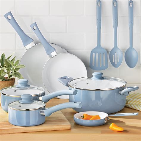 Martha Stewart 14-Piece Nonstick Aluminum Cookware Set - sam's club ...