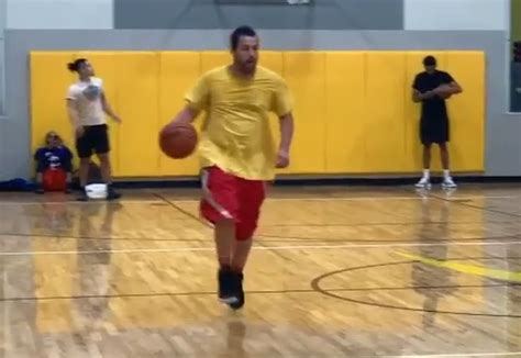 Adam Sandler is a baller! Video highlights from his pickup game in Atlanta