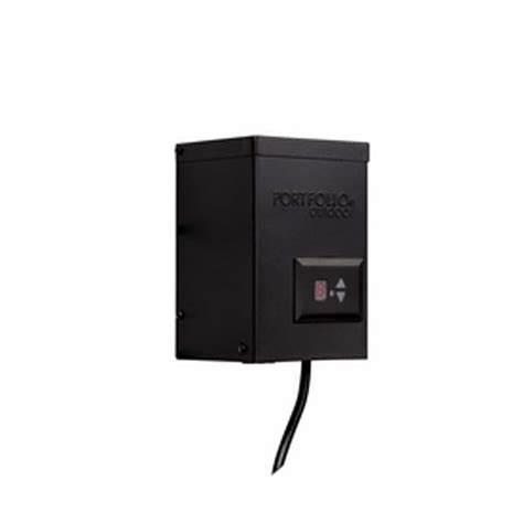 Portfolio 200-Watt Landscape Lighting Transformer with Digital Timer ...