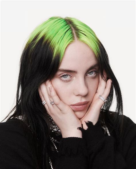 Pin by McCoy Scott on Beautiful face | Billie, Billie eilish, Green hair