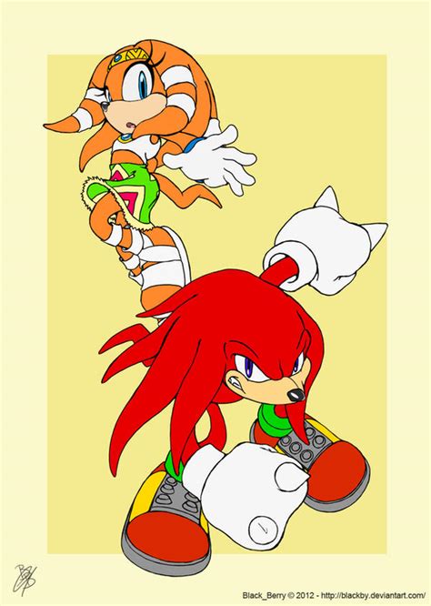 Knuckles and Tikal by BlackBy on DeviantArt