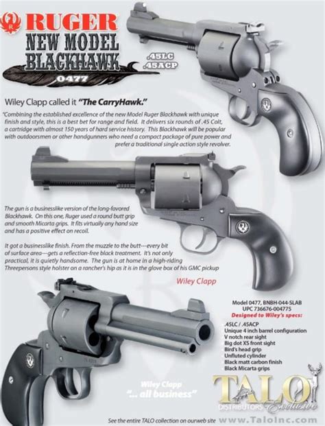 Gun Review: Ruger New Model Blackhawk Convertible 'Carry Hawk' - The ...