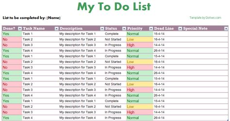 A simple to-do list template To Do Checklist, Checklist Template, Event Checklist, Template Free ...