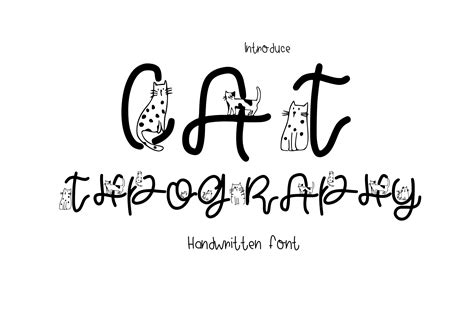 Cat Typography Font by CSDesign · Creative Fabrica | Typography fonts, Typography, Download fonts