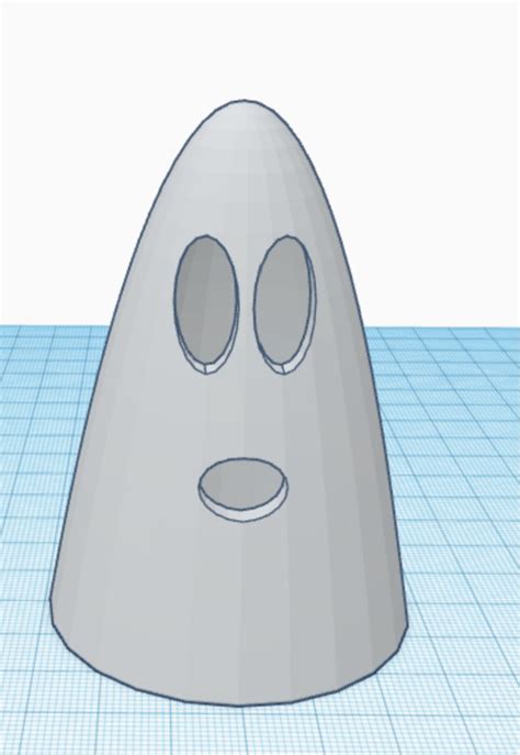 Halloween simple ghost by O.--R. | Download free STL model | Printables.com