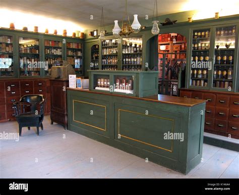 Apothecary Shop, Interior 1 Stock Photo - Alamy