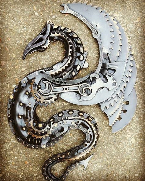 Instagram photo by Steampunk Tendencies • May 13, 2016 at 9:57pm UTC | Steampunk dragon, Scrap ...