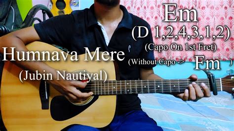 Humnava Mere | Jubin Nautiyal | Easy Guitar Chords Lesson+Cover ...