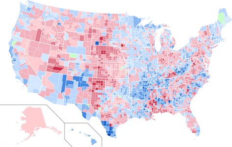 1992 US presidential election results by county (George H.W. Bush vs. Bill Clinton vs. Ross ...