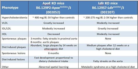 Which JAX mouse model is best for atherosclerosis studies: Apoe or Ldlr ...