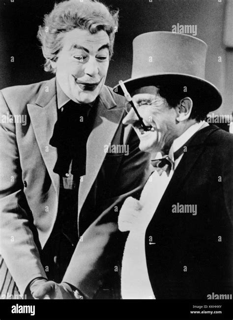 Cesar Romero Burgess Meredith Batman 1967 Stock Photo - Alamy