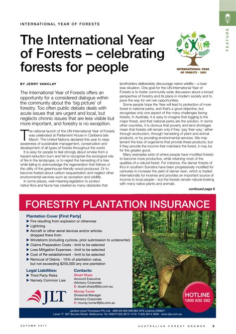 (PDF) The International Year of Forests – celebrating forests for people