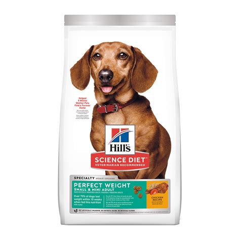 Buy Hills Science Diet Adult Perfect Weight Small & Mini Chicken Dry Dog Food Online