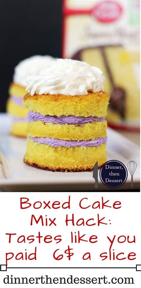 Boxed Cake Mix Hack: Tastes like you paid $6 a slice! - Dinner, then ...