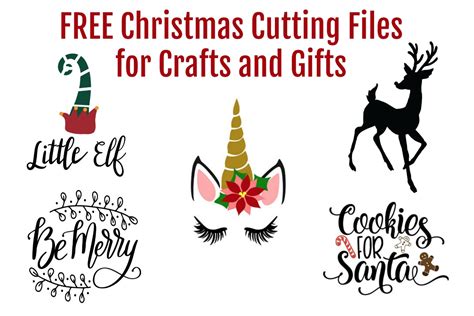 Get These Free SVG Files for Christmas Crafts and Gifts