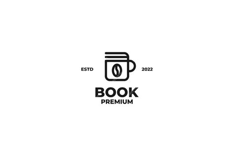 Premium Vector | Coffee book logo design vector illustration