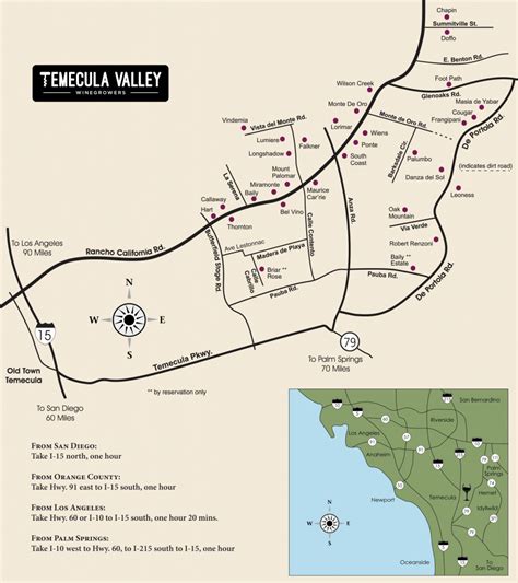 Temecula Winery Map Printable - Printable Maps