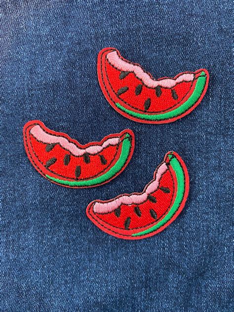 Cute Watermelon Patch Fruit Patch Watermelon Pin Iron on - Etsy