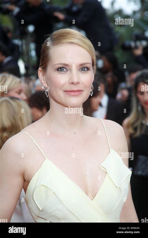 Hungarian actress and producer Andrea Osvart attends the premiere of ...