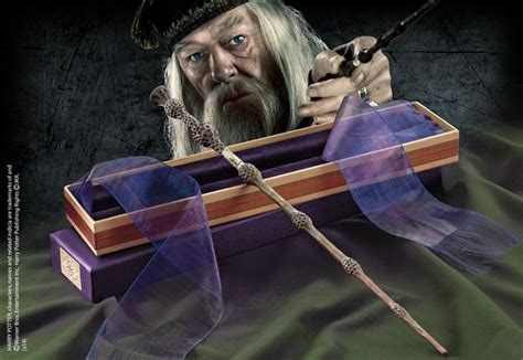 Dumbledore Wand with Ollivanders Wand Box at noblecollection.com