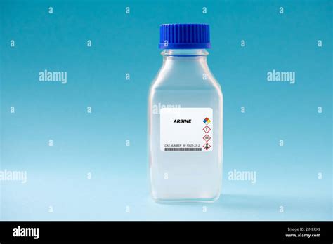 Arsine dangerous poisonous gas in chemical glassware Stock Photo - Alamy