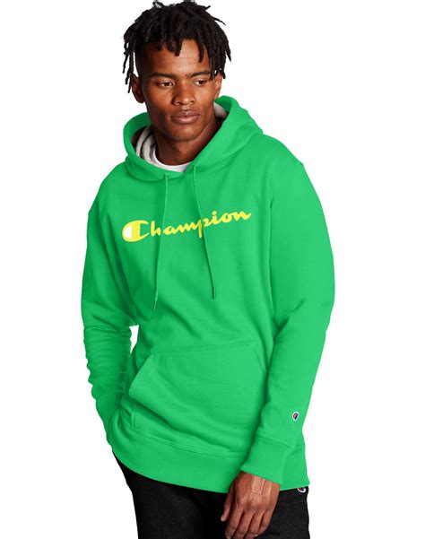 Champion - Champion Men's Powerblend Pullover Hoodie, Script Logo ...