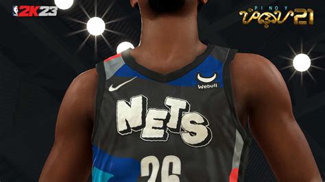 NBA 2K23 Brooklyn Nets 2024 City Edition Jersey