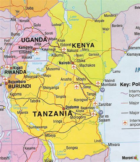 East Africa Map Pictures