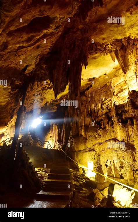 Natural karst caves Stock Photo - Alamy