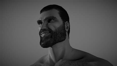 GigaChad (Ernest Khalimov) - 3D model by exéla (@exela) [4381ae4 ...